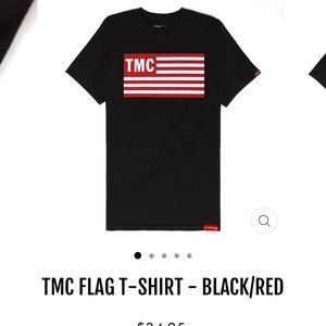 TMC Flag T-Shirt Black/Red size L. Brand New With Tags. Never Worn Sealed #TMC
